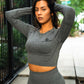Women's Yoga Set - Grey