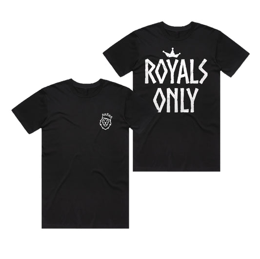 Royals Only Tee - Black